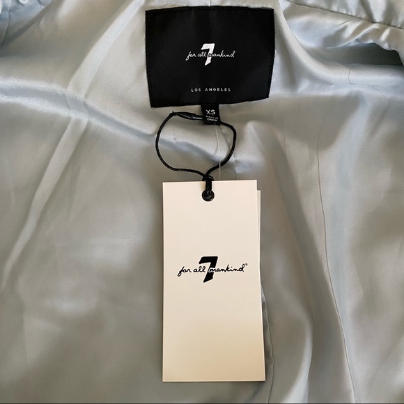 7 For All Mankind Quilted Patchwork Floral Paisley Bomber Jacket NWT XS - Picture 7 of 12